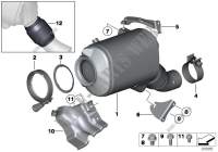 Catalizzatore/Filtro particoli Diesel per BMW 335d