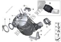 Catalizzatore/Filtro particoli Diesel per BMW X3 20dX