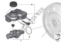 Cilindro maestro freno/serbatoio compens per BMW X1 16d
