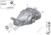 Differenziale assale post./fissaggio per BMW X5 30dX 2013