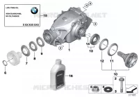 Differenziale mecc.dazionamento/uscita per BMW Z4 3.0si