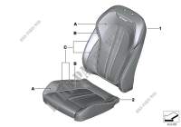 Foderina Individual sedile comf.pelle per BMW X5 50iX 4.0
