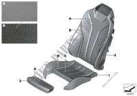 Foderina sedile sport individ. anteriore per BMW 430dX