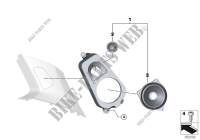 High End Sound System montante D per BMW X5 30dX 2013