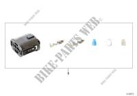 Kit di rip. scatola boccole a 2 poli per BMW X5 30dX 2013