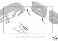 Mascherine coper. interni M Performance Postmontaggio/trasformazione/accessori Serie 1 bmw-macchina 2014 118d 63983