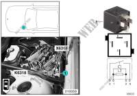 Relè della pompa idraulica SMG K6318 per BMW 325ti