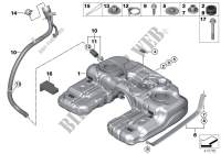 Serbatoio del carburante/pezzi di montag per BMW X5 30dX 2013