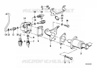 Sistema di raffredda. tubo fless.p.acqua per BMW 635CSi
