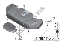 Slziatore d aspiraz./Elem.filtrante/HFM per BMW X5 50iX 4.0
