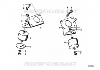 Sospens.d.motore/ammort.attenuat.d.motor per BMW 635CSi