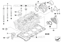 Testata pezzi montabili per BMW 320i