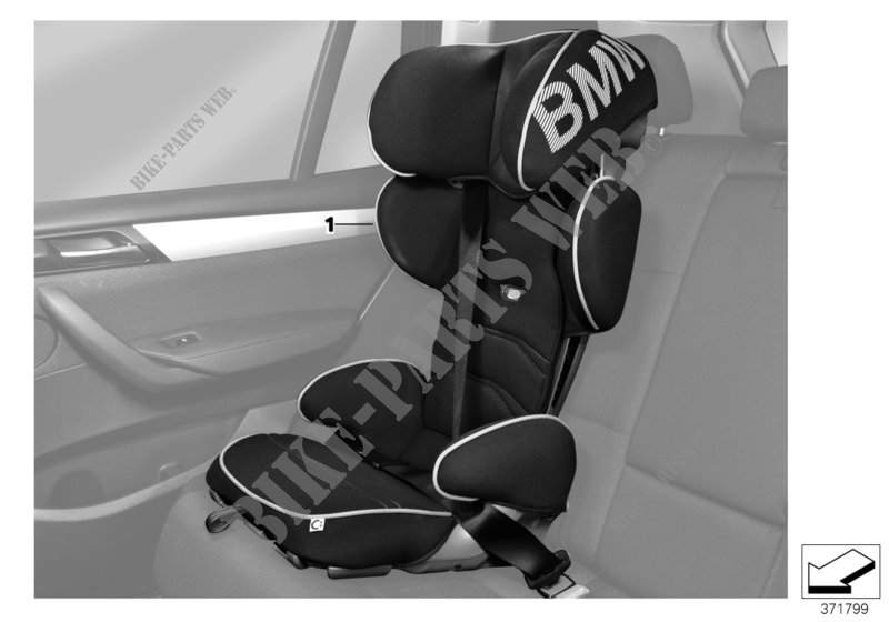 BMW Junior Seat 2/3 per BMW X3 18d