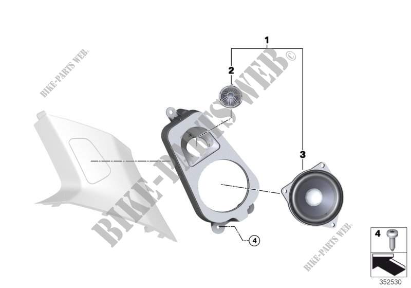 High End Sound System montante D per BMW X5 30dX