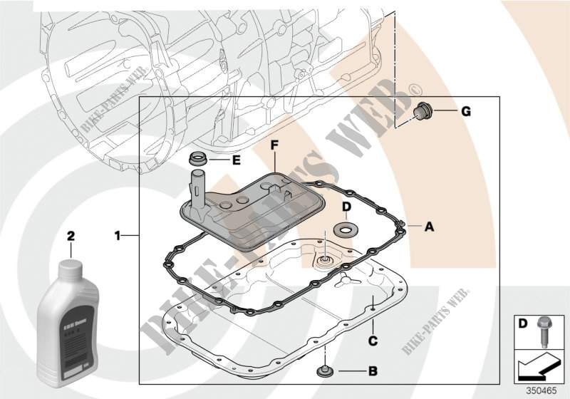 Kit di cambio olio cambio automatico per BMW X3 3.0si
