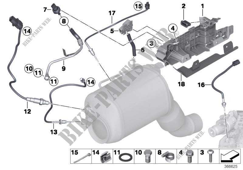 Sens.filt. antipart. Diesel/parti mont. per BMW 640d