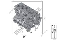 Blocco cilindri per BMW X3 20iX (TR56)