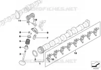 Cdo valvole, albero a camme, aspirazione per BMW 320i