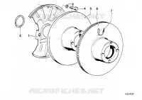 Freno ruota anteriore disco freno per BMW 320