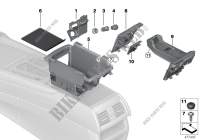Portaoggetti consolle centrale per BMW X5 30dX 2013