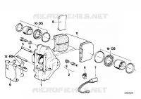 Sensore past. freno ruota ant./ATE per BMW 320