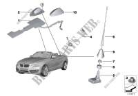 Singoli pezzi antenna radio per BMW M235i