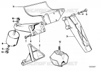 Sospens.d.motore/ammort.attenuat.d.motor per BMW 525i