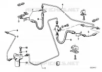 Tubazione freno posteriore per BMW 320