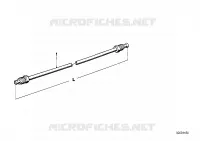 Tubazione freno versione diritta per BMW 320