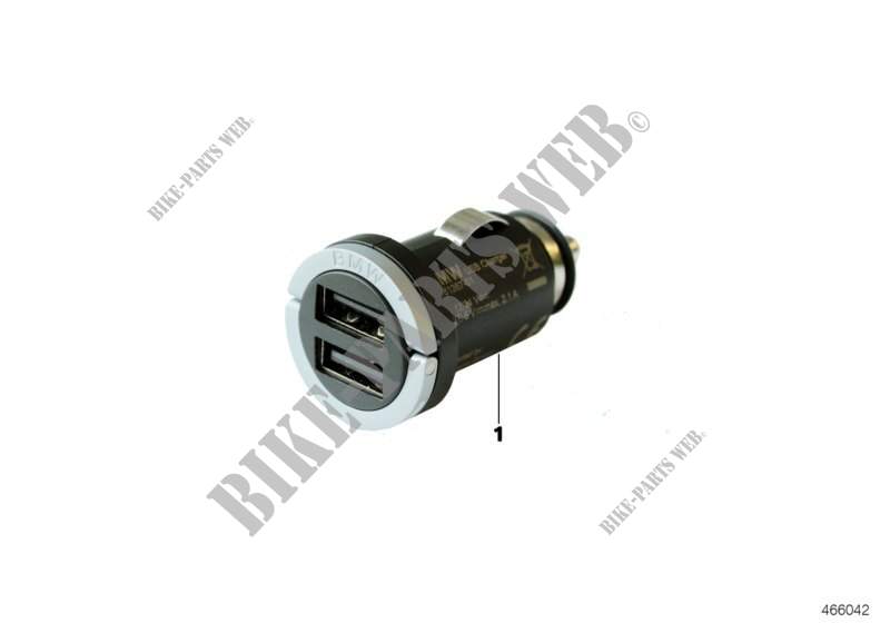 Caricabatteria BMW USB per BMW X3 20i (TR16)