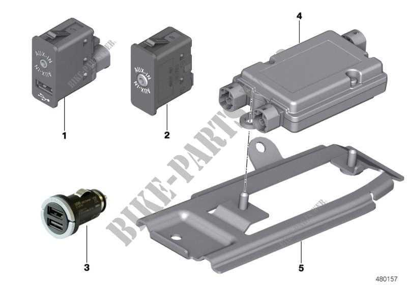 Interfaccia USB/Audio per BMW X3 20dX