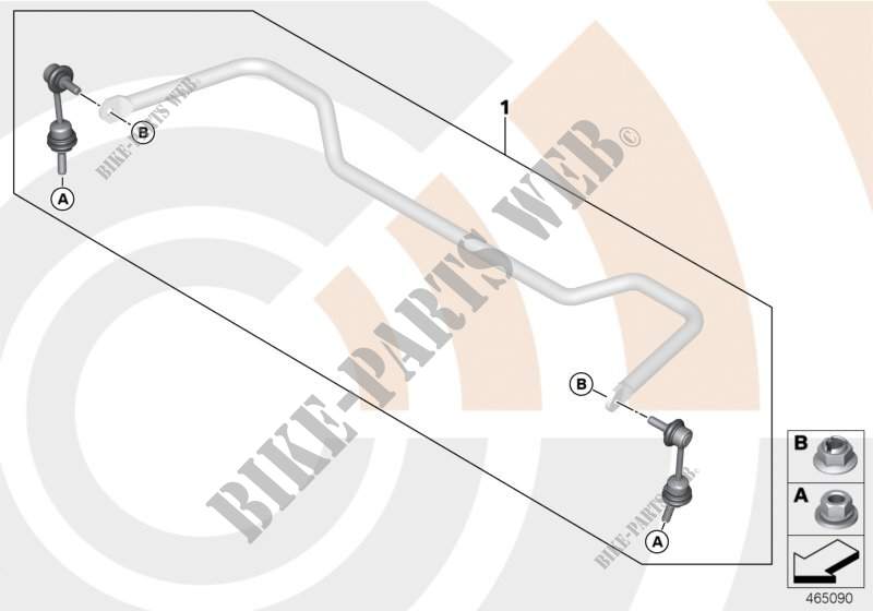 Kit di riparazione supporto oscillante per BMW X5 3.0si