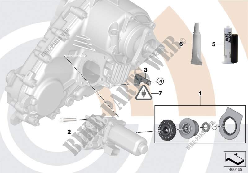Kit riparazione motore di regolazione per BMW X3 2.0d