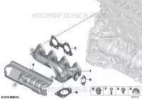 Collettore scarico AGR per BMW 520d