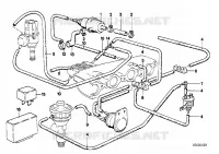 Comando a depressione AGR per BMW 633CSi