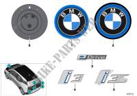Emblemas / diciture per BMW i3 120Ah