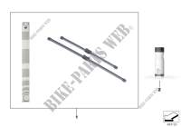 Kit di spazzole del tergicristallo per BMW X3 35dX