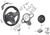 M Volante sport.airbag multif./paddles per BMW X3 20iX (TR52)