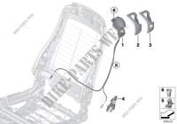 Sblocco schienale di sedile anteriore per BMW 440iX