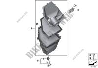 Slziatore d aspiraz./Elem.filtrante/HFM per BMW X3 18d (TX12)