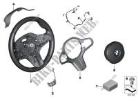 Volante M sport, airbag,multifunzionale per BMW X3 20iX (TR56)