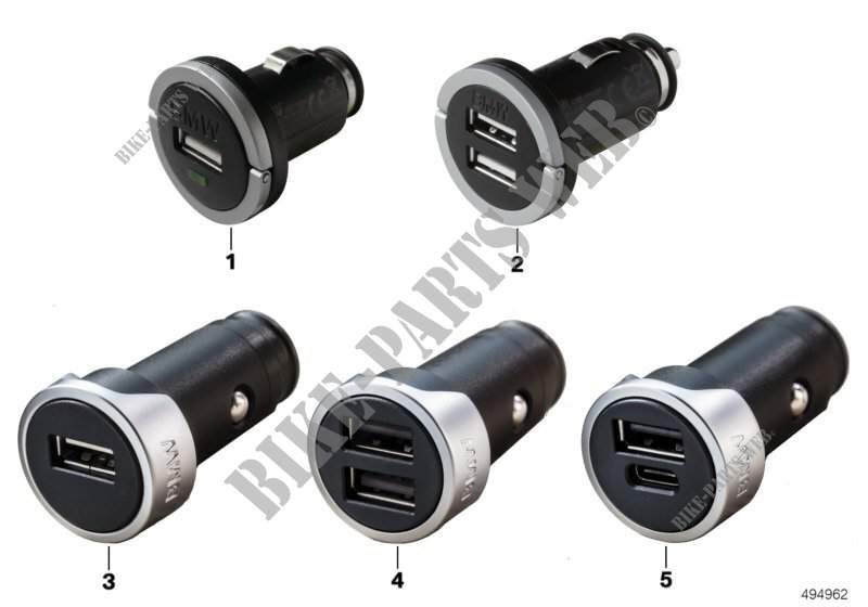 Caricabatteria BMW USB per BMW X5 30dX