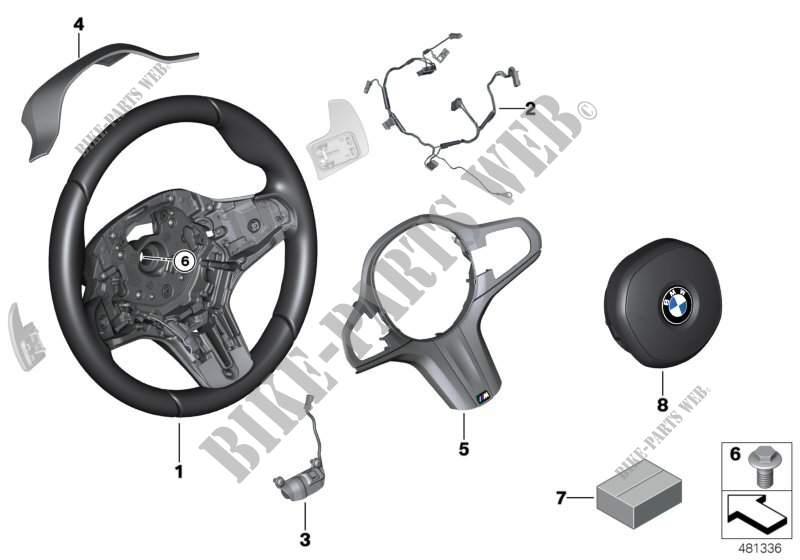 M Volante sport.airbag multif./paddles per BMW X3 20i (TR16)