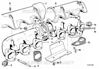 Collettore di scarico per BMW 633CSi
