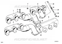 Collettore di scarico per BMW 635CSi