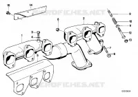 Collettore di scarico per BMW 635CSi