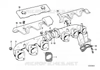 Collettore di scarico per BMW 525i