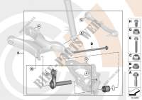 Kit di riparazione braccio integrale per BMW X5 M50dX