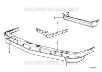 Paraurti anteriore per BMW 528i