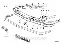 Pezzi montabili paraurti anteriore per BMW 528i